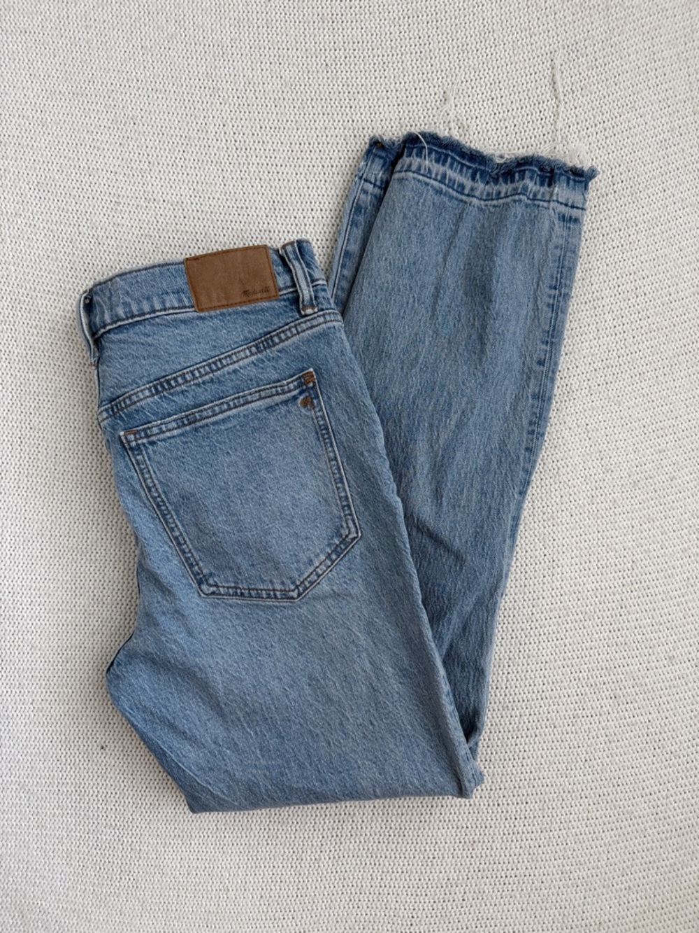 Madewell Light Blue Straight Leg Jeans